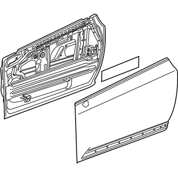 GM 23438100 Door Shell