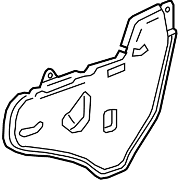 Acura 72361-TZ3-A01 Seal, Left Front Door Ho