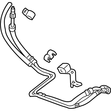 GM 20934200 Hose Asm-P/S Gear Inlet & Outlet