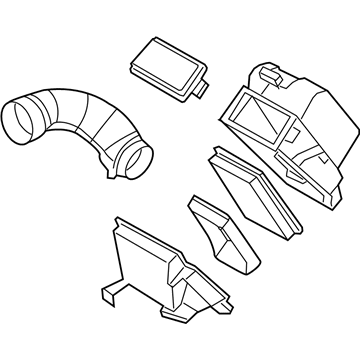 Nissan 16500-3LM0A Air Cleaner Assembly