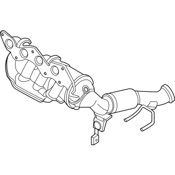 Ford LX6Z-5G232-D EXHAUST MANIFOLD AND CATALYST