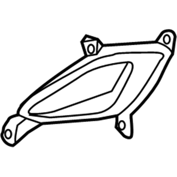 Hyundai 86564-3X000 Cover-Front Bumper Blanking, RH
