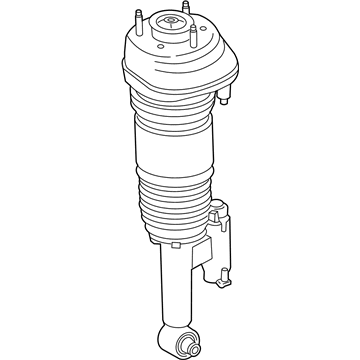 BMW 37-10-7-915-957 AIR SPRING STRUT, REAR LEFT