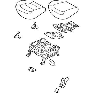 Kia 88100B2090CX2 Cushion Assembly-Front Seat