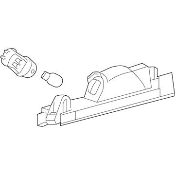 Toyota 81270-52020 License Lamp