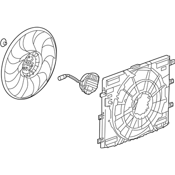 GM 84533009 Fan & Motor