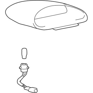 Hyundai 92750-25500-QD-DS Lamp Assembly-High Mounted Stop