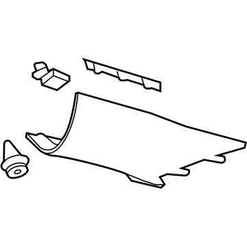 GM 23115742 Molding, Windshield Side Garnish