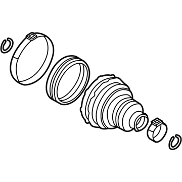 Ford D1BZ-3A331-A Inner Boot