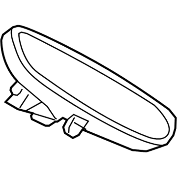 BMW 51-16-9-890-025 REARVIEW MIRROR EC / LED / G