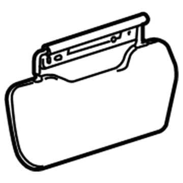 Toyota 74304-35020-B0 Sunvisor