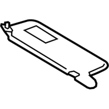 Toyota 74310-35A70-B0 Sunvisor