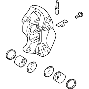 Toyota SU003-07203 Caliper Assembly