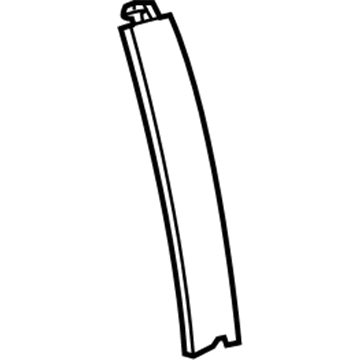Honda 72430-T3L-A01 Garnish, R. FR. Door Center Pillar