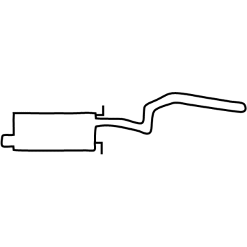 Ford 6W1Z-5230-BA Muffler & Pipe