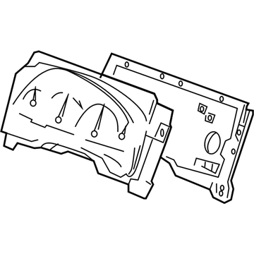 Ford 5F2Z-10849-AA Cluster Assembly