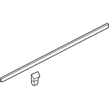 Honda 72450-TR0-A01 Molding Assy., L. FR. Door