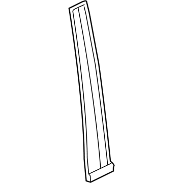 Honda 72430-TR3-A01 Garnish, R. FR. Door Sash