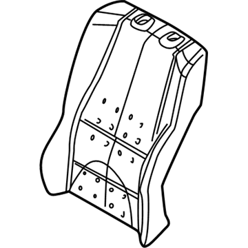 BMW 52-10-8-214-938 Backrest Upholstery