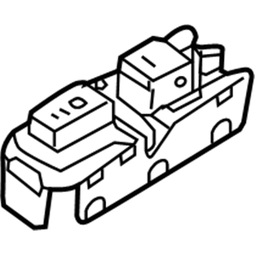 Hyundai 93575-F2010-4X Switch Assembly-Power Window Sub, RH