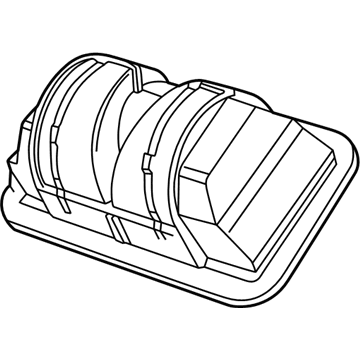 BMW 64-51-8-398-742 Empty Housing For Heater/Air Condit.Unit