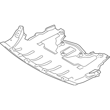 BMW 51-75-7-233-967 Engine Compartment Shielding, Front