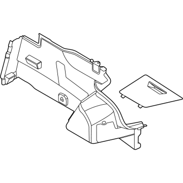 BMW 51-47-7-467-802 RIGHT TRUNK TRIM