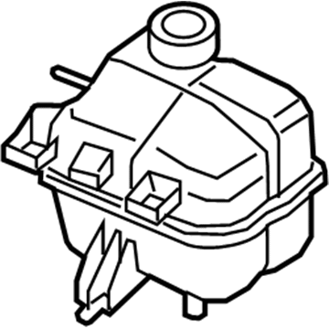 BMW 17-13-7-823-626 Engine Coolant Reservoir