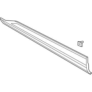 Ford LJ6Z-7820878-AA MOULDING - DOOR OUTSIDE