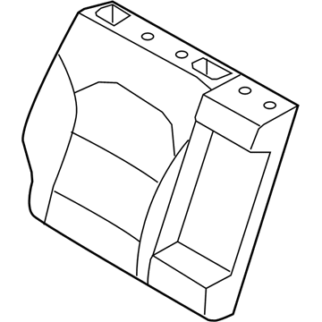 Kia 89460G5000AY1 Rear Seat Back Covering, Right