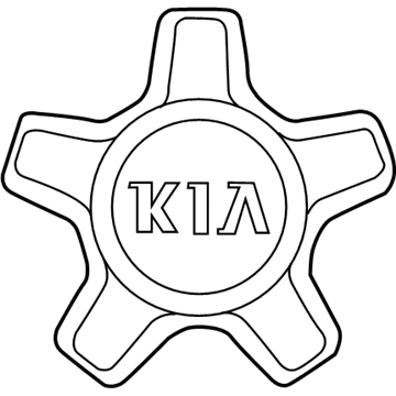 Kia 529603T300 Wheel Hub Cap Assembly