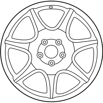 Kia 529103T800 Wheel Assembly-Temporary