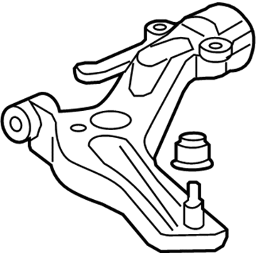 Honda 51360-SLN-A02 Arm Assembly, Left Front (Lower)