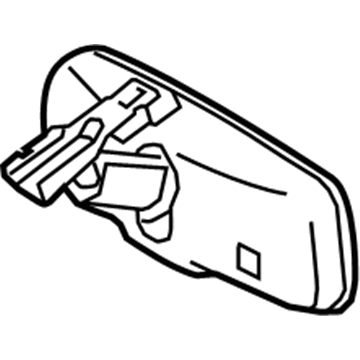 Lexus 87810-0E030 Mirror Assy, Inner Rear View