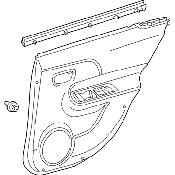 Toyota 67640-52V80-B0 Door Trim Panel