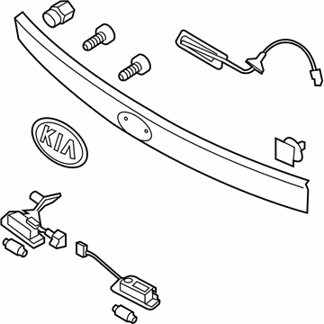 Kia 873101D000 Garnish Assembly-Tail Gate