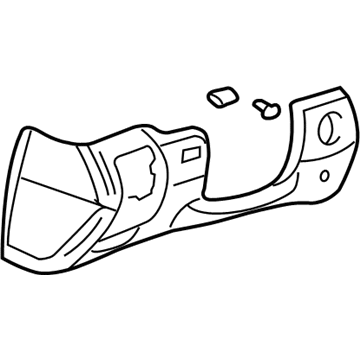 Lexus 55402-50110-C0 Pad Sub-Assy, Instrument Panel Safety, NO.1