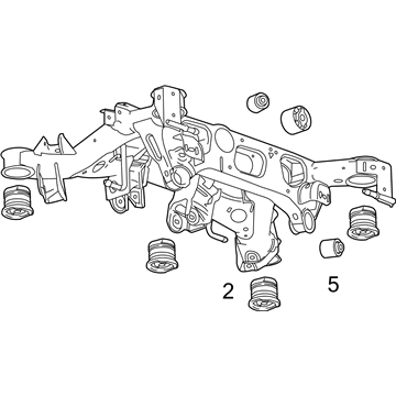 GM 84137713 Suspension Crossmember