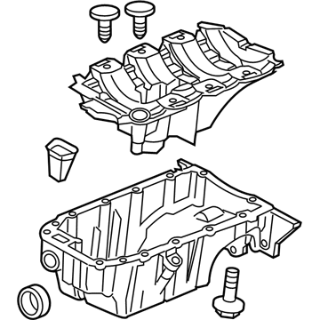 GM 25194722 Oil Pan