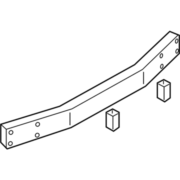 Infiniti 85030-JL00A Reinforce In Rear Bumper