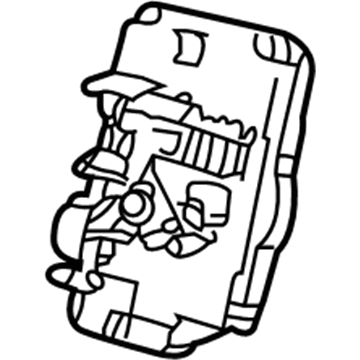 GM 22666178 Rear Side Door Lock Assembly