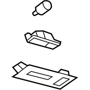 Ford DB5Z-13A702-A Reading Lamp Assembly