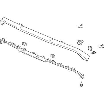 Acura 74950-TJB-A01 Spoiler Garnish Subassy