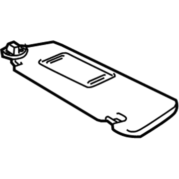 Lexus 74310-0E020-A0 Visor Assy, RH