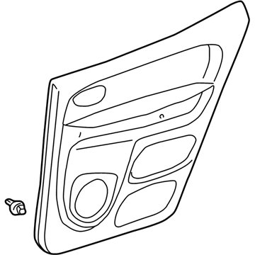 Toyota 67630-0C061-B0 Door Trim Panel