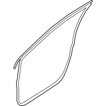 Nissan 80831-4AF2A WEATHERSTRIP Front Door LH