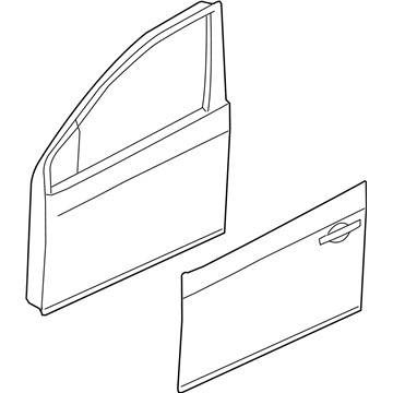 Nissan H0100-4AFMB Door Front RH