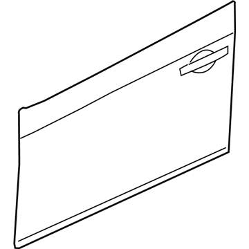 Nissan H0153-3SGMA Panel-Front Door, Outer LH