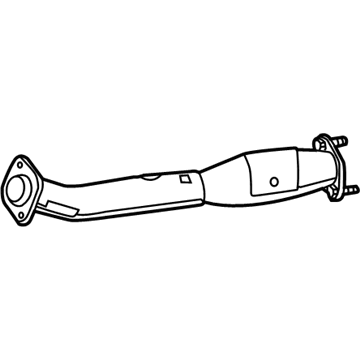 Nissan 20020-1PE1A Exhaust Tube Assembly, Front