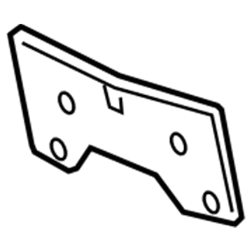 GM 15253233 License Bracket